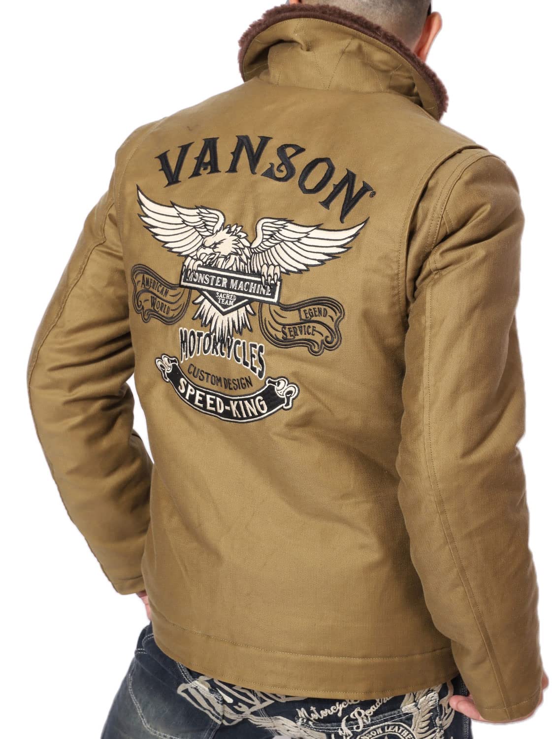 

Емблема Орла Куртка Палуби Вишивка Мілітарі Верблюжий M [Banson] N-1 NVJK-2210 верблюд