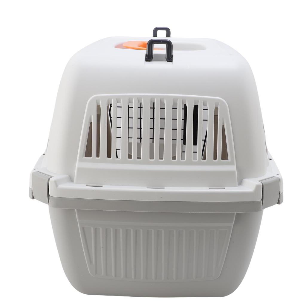 Plastic Pet Carrier Easy To Assemble Ample Space Excellent Ventilation Portable Dog Carrier for