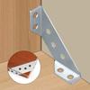 10Pcs Stainless Steel Furniture Corner Connector Shelf Brackets Cabinet Support Fixing Frame Corner Brace Enduring