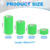 PATIKIL Bandage 16 5 Elastic Wrap Stretchable for Athletic and Outdoor Bright Green 1"/2"/3"/4" Self-Adhesive Wraps, Count, Yards, Self-Breathable