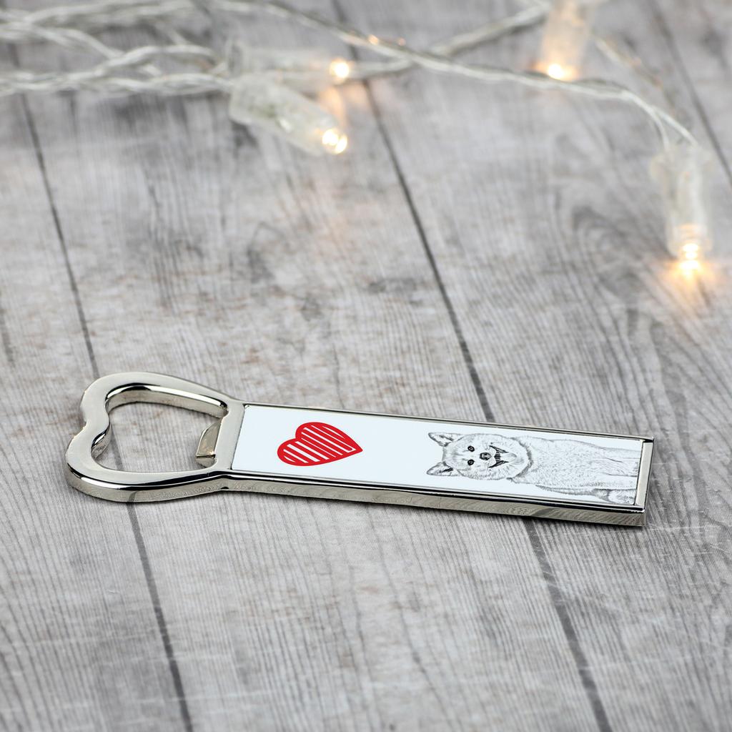 Akita, Akita Inu – Bottle opener with a dog, personalized fridge opener | Art-Dog