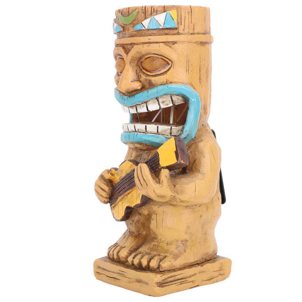 Totem Statues Solar Light Resin Garden Solar Light Ornament For Outdoor Home Lawn Yard