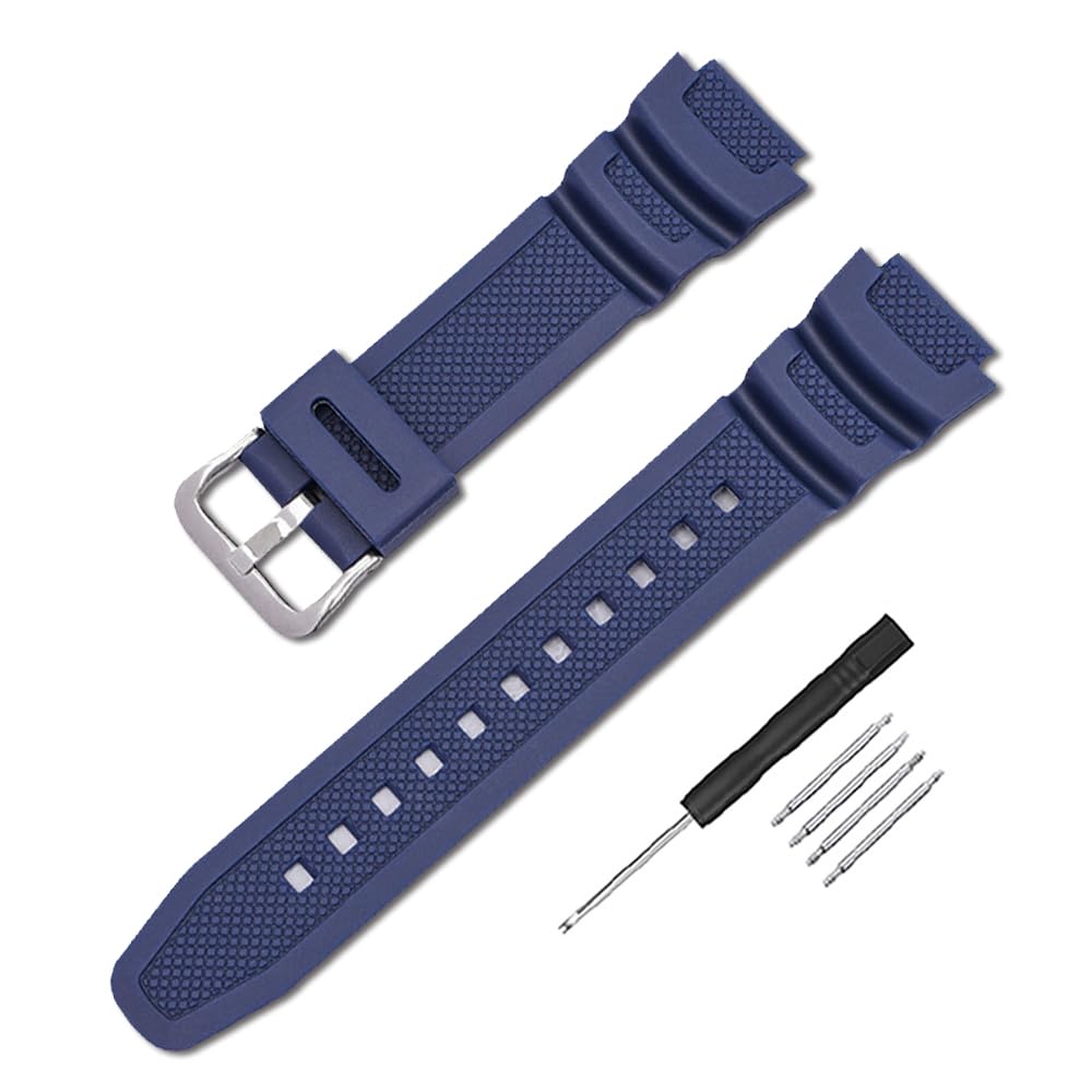 

Водонепроницаемые часы шириной 18 мм, совместимые с оригинальными Casio, совместимые с ремешком для часов, браслетом, AE-1000w, AE-1200w, AQ-S810W, SGW-400H, SGW-300H,