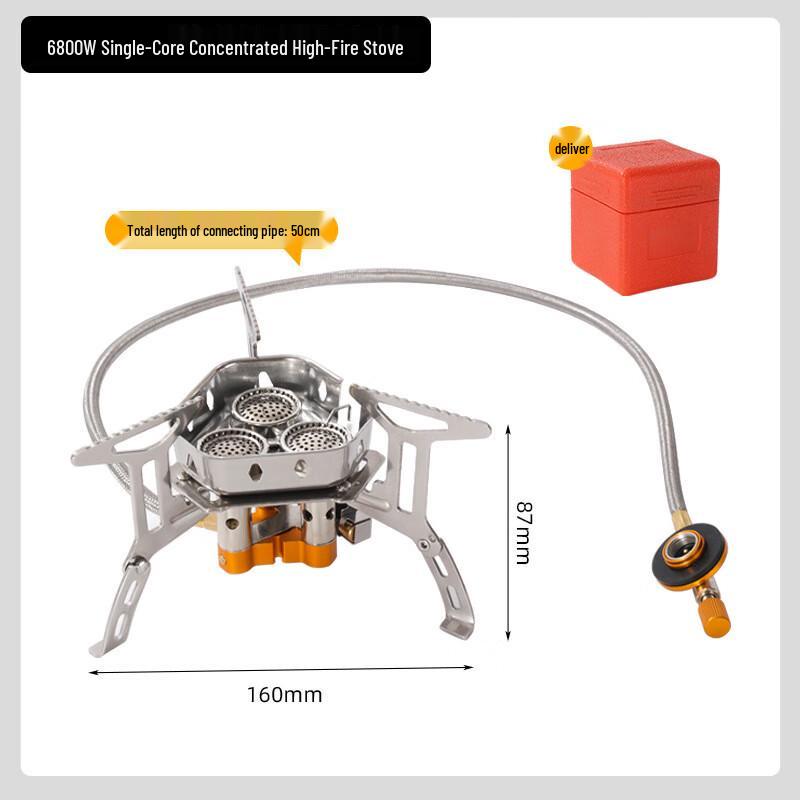 Portable Triple Burner Gas Camping Stove