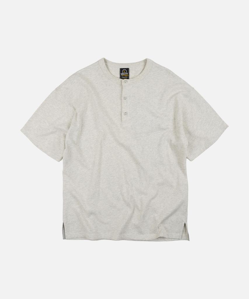 FRIZMWORKS Henley Neck Half Tee _ Oatmeal