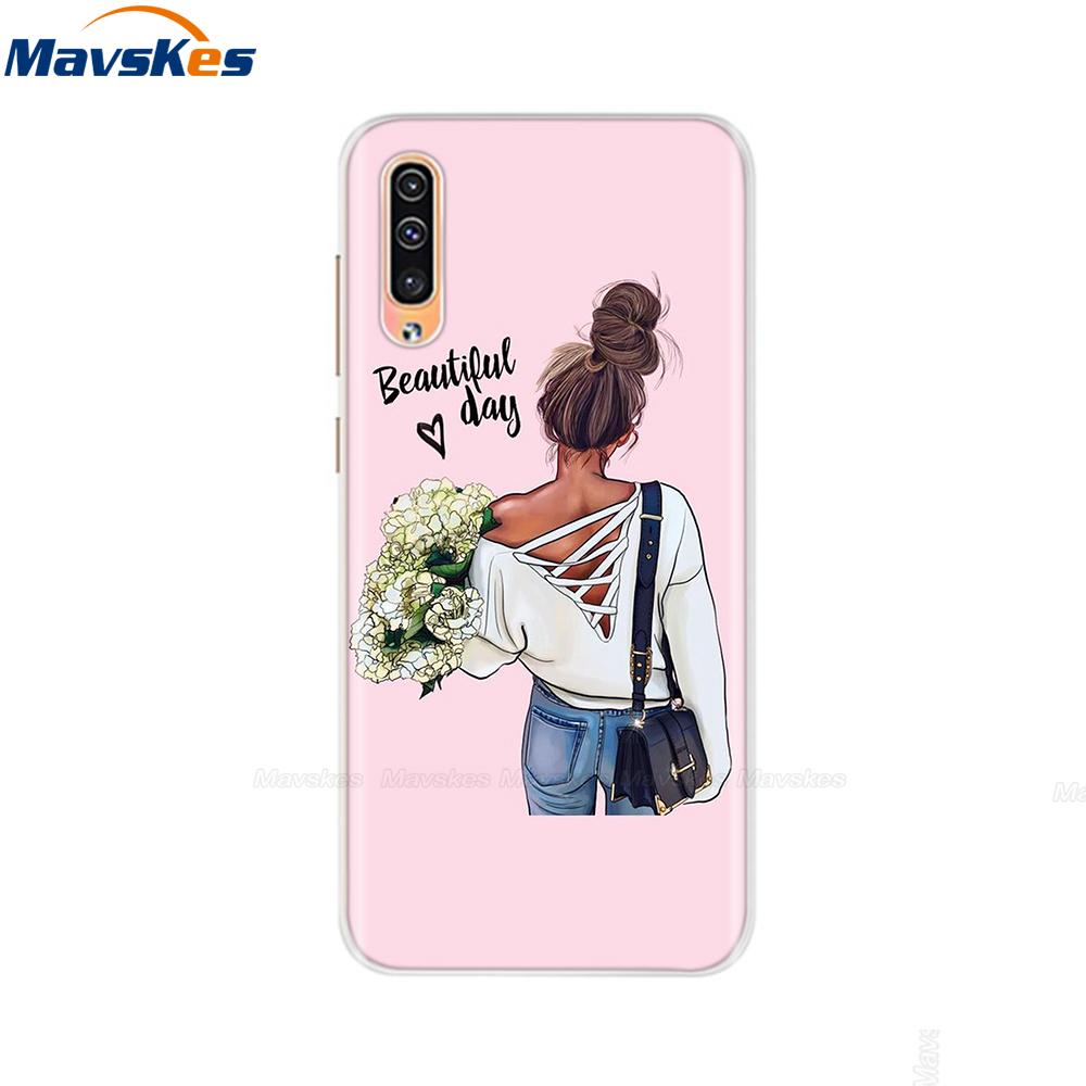Phone Case For Samsung Galaxy A50 A50s A30s Case Silicone Bumper Back Covers on For Coque Samsung A50 A50s A30s Case Cover Shell