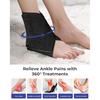 Koonie Ankle Ice Pack Wrap for Swelling, Plantar Fasciitis, Planters Facetious Relief, Reusable Ankle Brace Ice Pack, Cold Therapy Sock Compression