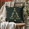 1pc American Christmas Home And Kitchen Item, Bedding, Home Decor, Cushion Cover And Ornaments, Pillowcase, Christmas Theme, Festive Christmas Tree Wi