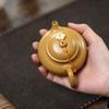 Chinese Yixing Purple Clay Teapot Handmade Tea Pot Small Capacity Beauty Kettle Household Zisha Tea Set Accessories 110ml
