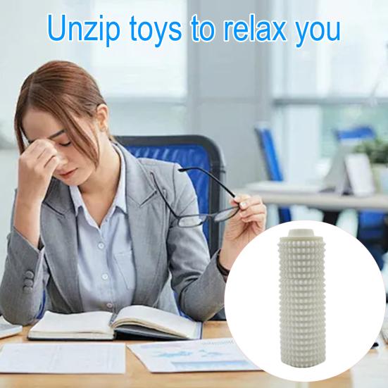 Spiky Grippie Stim Fidget Toy Rotatable Head Stress Relief Teens Adults Pocket 3D Printed Pain Stimming Tool Portable Handheld Bumpy Roller Sensory