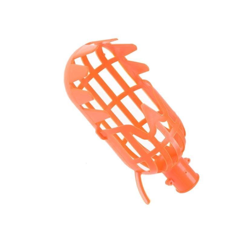 

1 шт. Высокогорный сборщик фруктов Loquat Bayberry Пластиковый садовый инструмент для сбора фруктов Улавливатель для ручного сбора персика, сливы, ююбы оранжевый