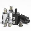 2pcs Cylindrical Designs Glass Hinges Accessory for Home and Commercial Use Smooth Operations and Sturdy Materials