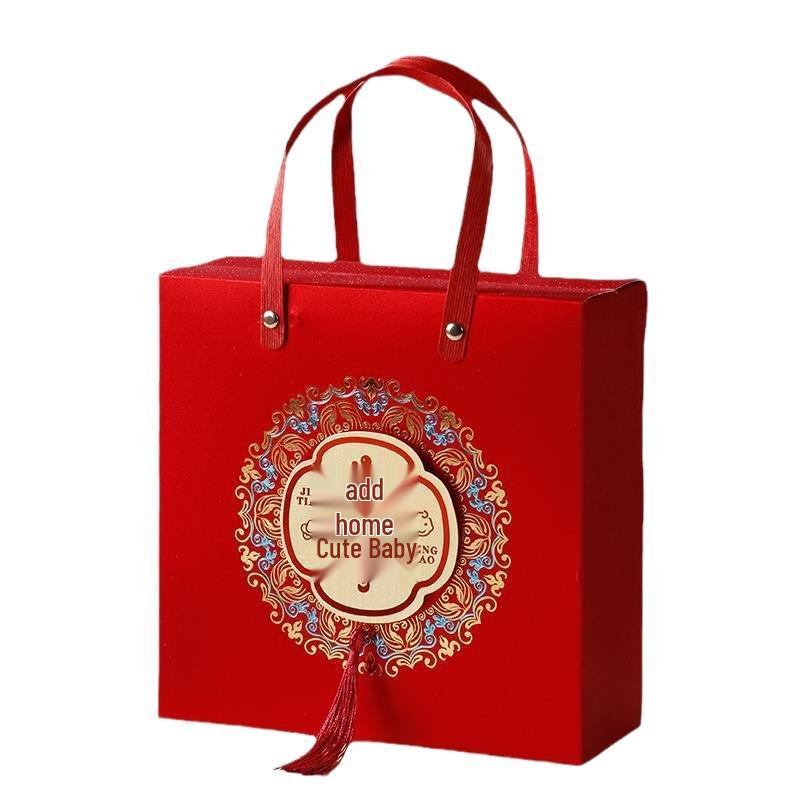 Red Baby Birthday Favor Boxes for First Birthday & Banquets – Wedding and Candy Gift Packaging