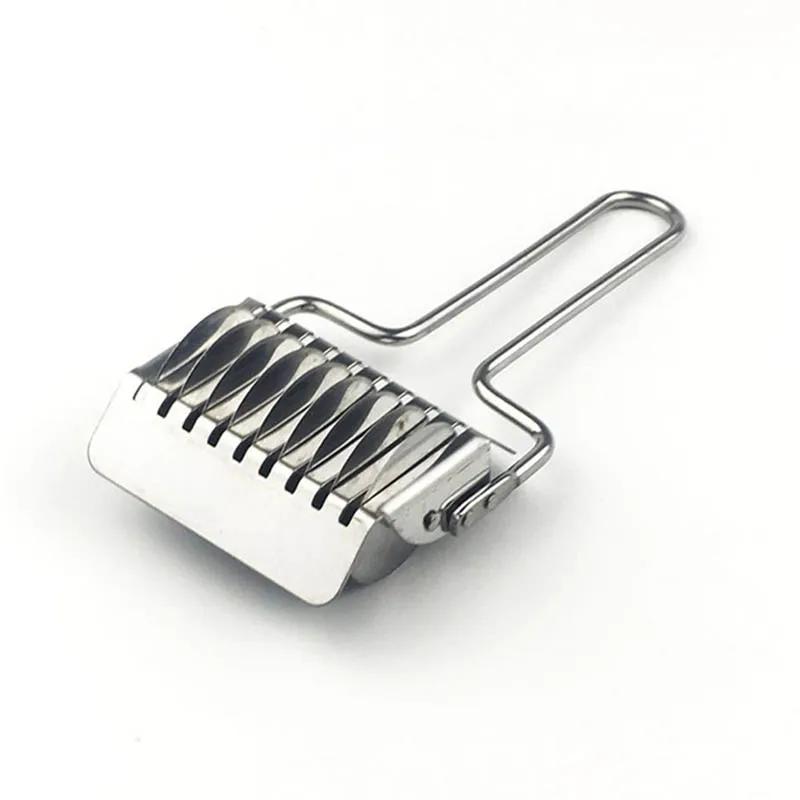Manual Stainless Steel Noodle Shallot Garlic Cut Roller Cutter Kitchen Practical Helper Tool  Dough Cutting Maker