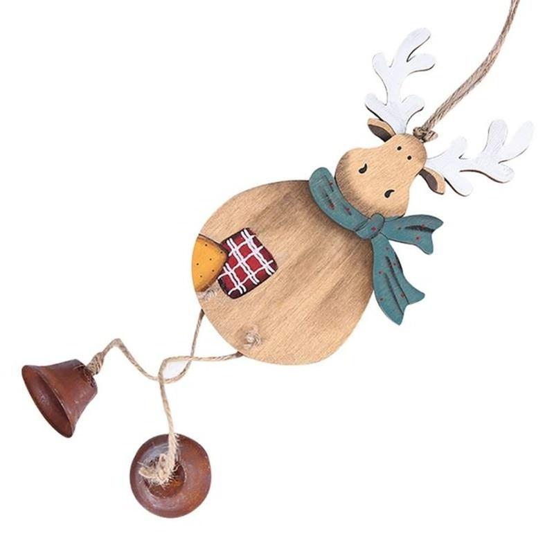

Новый рождественский деревянный кулон лось подвесное украшение рождественская елка колокольчик кулон украшение колокольчик кулон L зелёный
