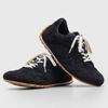 Trendy German Training Shoes Commuter Casual Shoes Men'S And Women'S Shoes Thin Soles Crooked Head Sports Lace-Up Retro Round Head