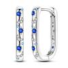 2025 New 925 Sterling copper Hoop Earrings Flowers Zircon Drop Earrings Stud For Woman Fine Birthday Wedding Party Zircon Gifts