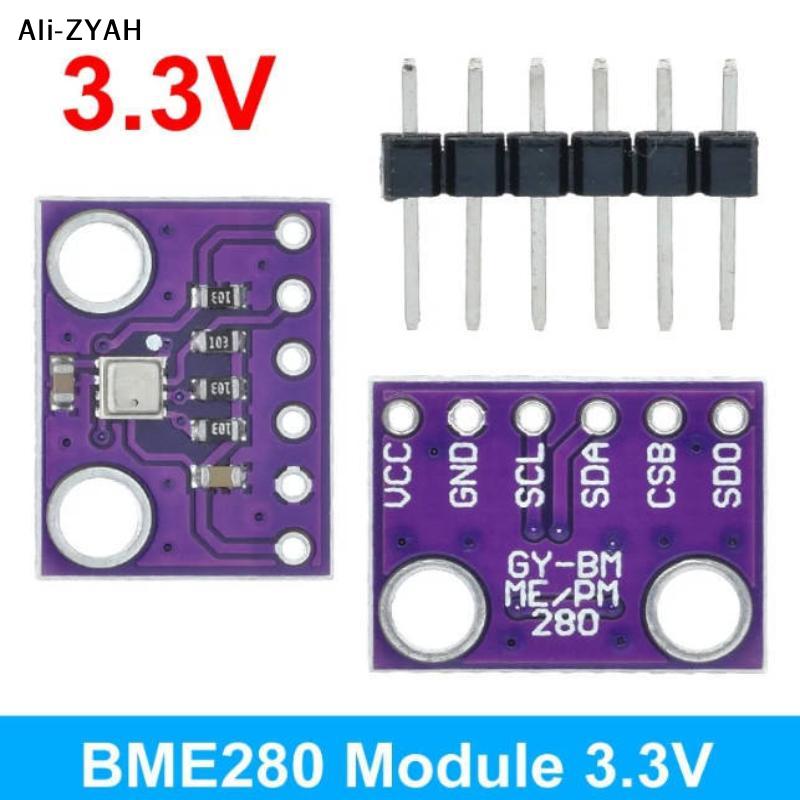 1 Set Trash Can Pressure I2C SPI Temperature Barometric Module Accelerometer BME280 5V 3.3V Digital Modbus Humidity Sensor