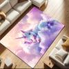 1pc Unicorn On the Clouds Carpet Rug for Living Room Bedroom Home Sofa Decoration,Kids Play Non-slip Floor Mat