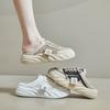 New Muffin Shoes Women's New INS Platform Casual Women's Shoes Mesh Breathable Half Slippers Board Shoes