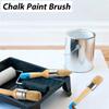 T02C!3Pcs Bristle Brush Wooden Handle Template Brush Suitable For Home Decoration, DIY Wood Products, Etc.
