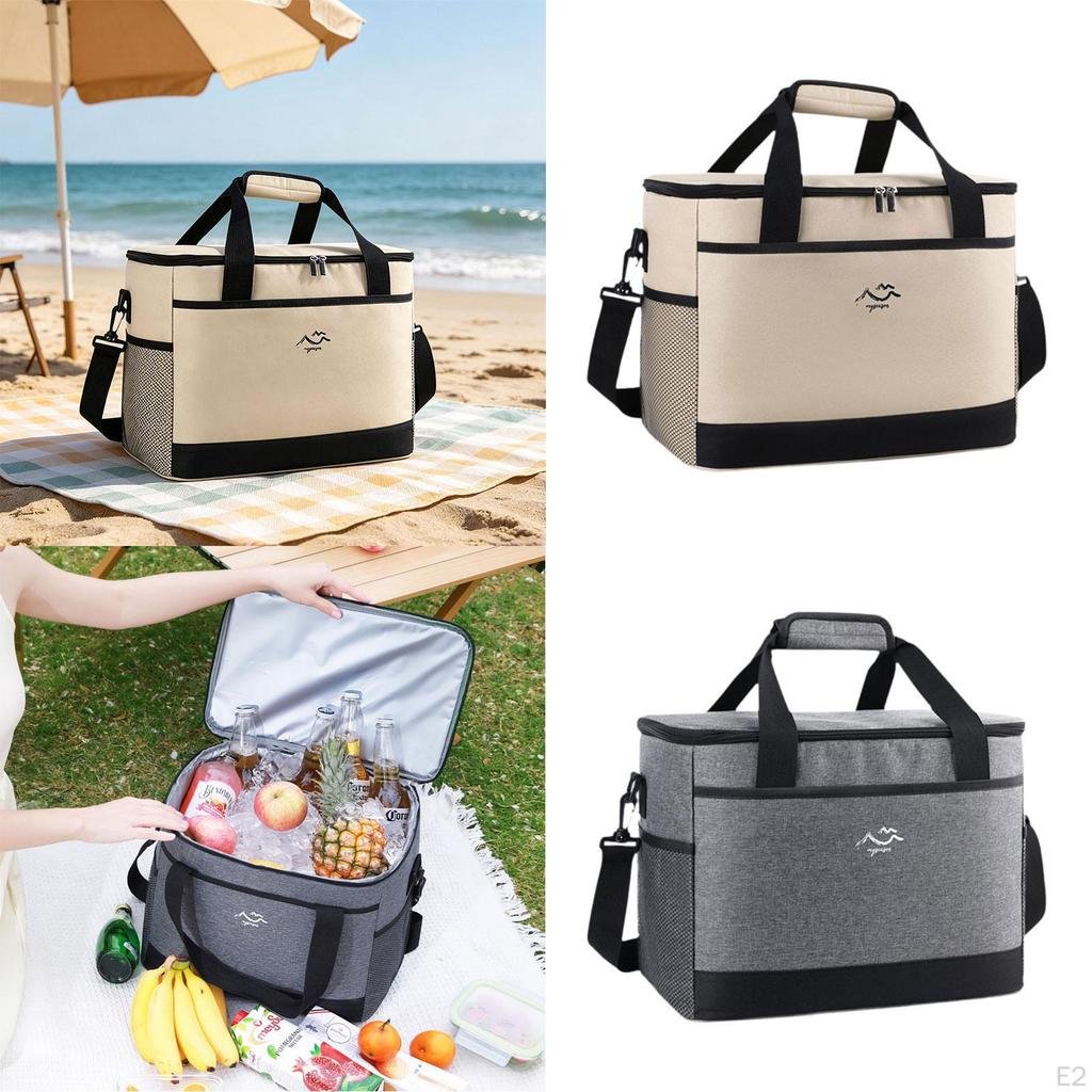 Insulated Picnic Bag Lunch Box Leakproof Oxford Cloth Waterproof Design Suitable for Outdoor