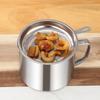 Bacon Grease Container Kitchen Oil Container Can With Strainer For Store Meat Frying Oil And Cooking Grease Storage