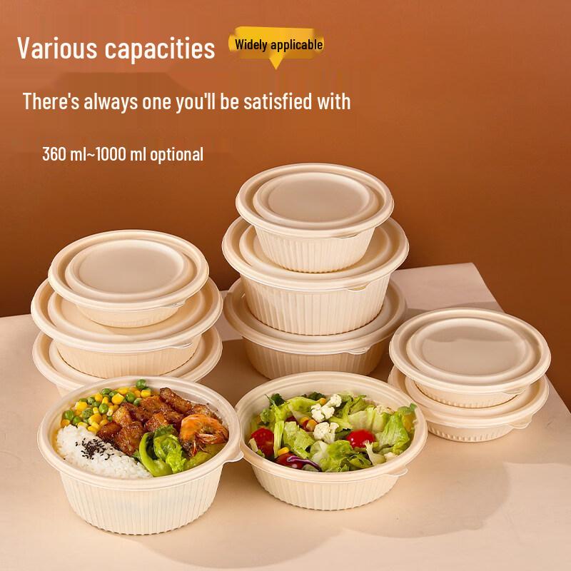 Disposable Corn Starch Bento Box Set