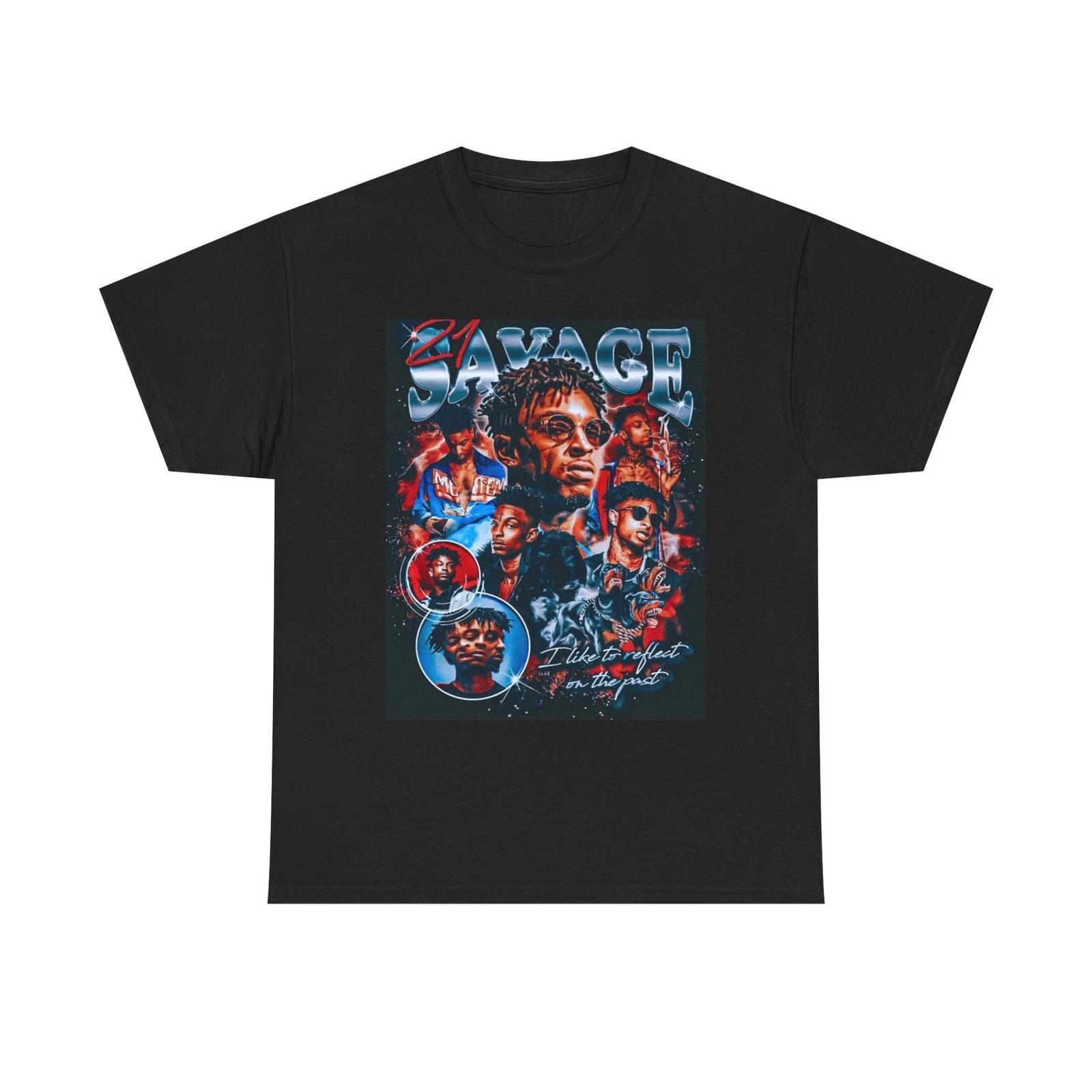 Men s and Women s T-shirts 21 Savage Graphic XXL