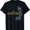 Godfather of The Birthday Girl Butterfly Party Matching T-Shirt
