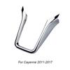 ABS Center Console Decorative Frame Sticker For Porsche Cayenne 2011‑2017 Car Interior Dashboard Trim Accessories