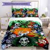 3pcs Duvet Cover Set (1*Duvet Cover + 2*Pillowcase, Without Core), The Nightmare Before Christmas Print Soft All‑Season Bedding Set, Home Bedroom Deco