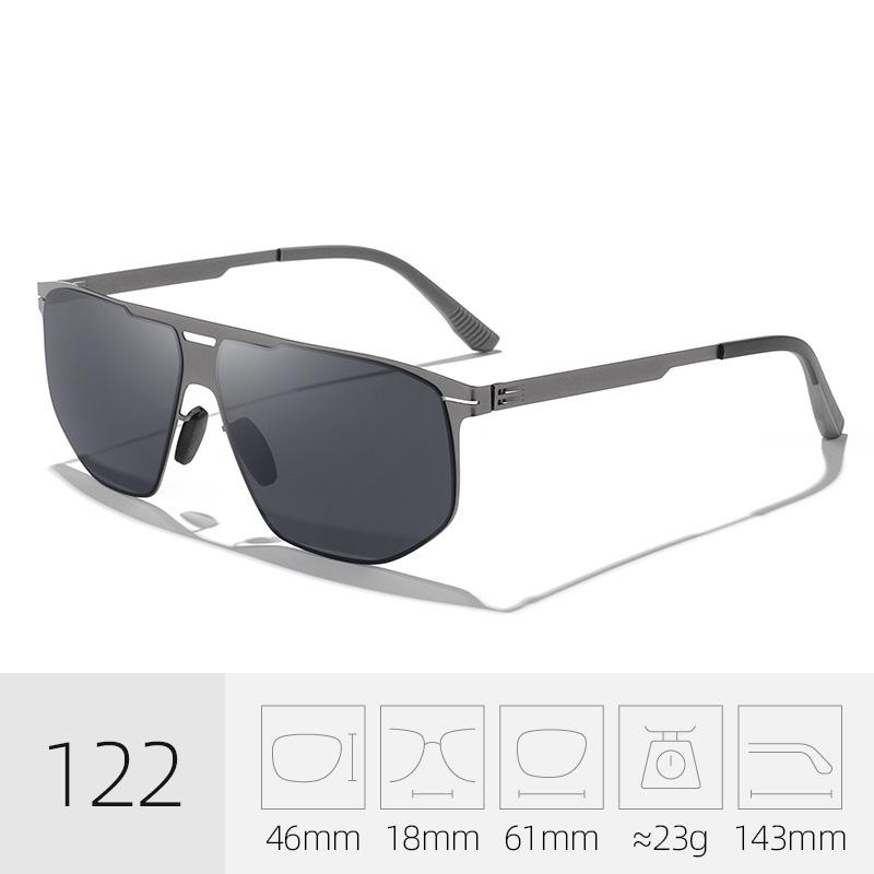 Men's Ultralight UV400 Frog Eye Polarized Sunglasses - High-End Nylon for Driving