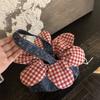 Canvas Drawstring Bag Nylon Irregular Handbag INS Flower Shape Bucket Bag  Vacation