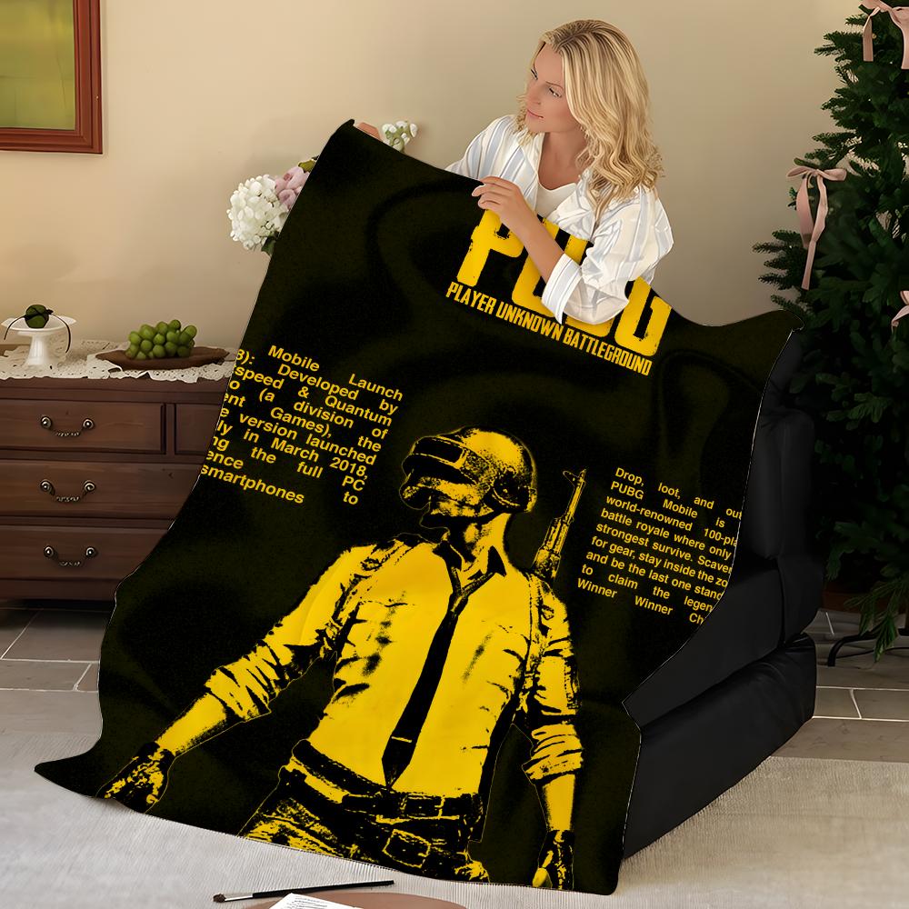 Game P-Pubg Throw Flannel Blanket, Soft Warm, Durable  Washable Cute Cool
