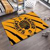 Kaizer Chiefs Logo with Bold Stripes Rug Non-slip Rug Suitable for Living Room and Bedroom Sofas