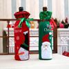 Cloth Xmas Wine Bag Snowman Champagne Gifts Bags Fashion Wine Bottle Cover  Home