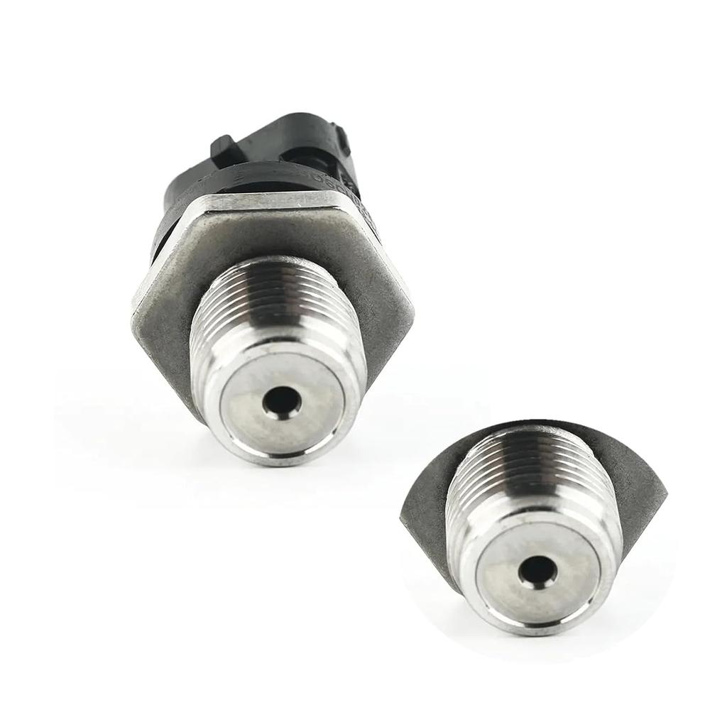 0281002398 Fuel Rail Pressure Sensor Compatible with Opel 1800Bar 2001-2004 GM 6.6L LB7 Duramax