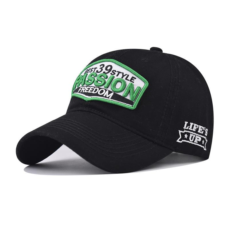Unisex Cotton Washed Baseball Cap Men Letter Embroid Vintage Fashionable 4 Season Wear Casual Street Wear Outdoor Caps Male