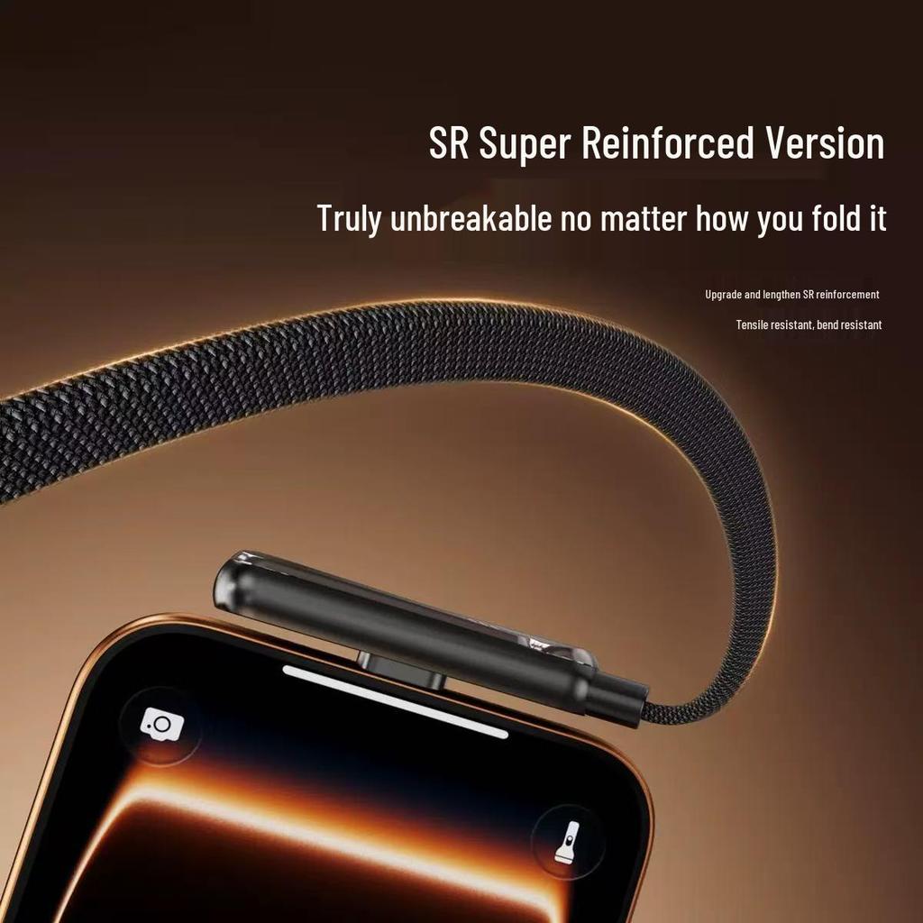 240W Elbow Fast Charging Cable for Apple 15/16/17, Huawei, Xiaomi.