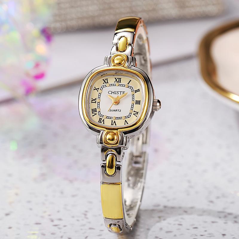 Women's Square Quartz Watches Bracelet Wristwatch Girls Clock Gift