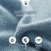 Zhaojun Women's 100% Cashmere V-Neck Faux Two-Piece Knit Sweater