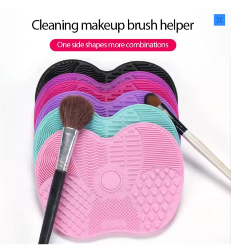 Silicone Brush Cleaner Cosmetic Make Up Washing Brush Gel Cleaning Mat Foundation Makeup Brush Cleaner Pad Scrubbe Board