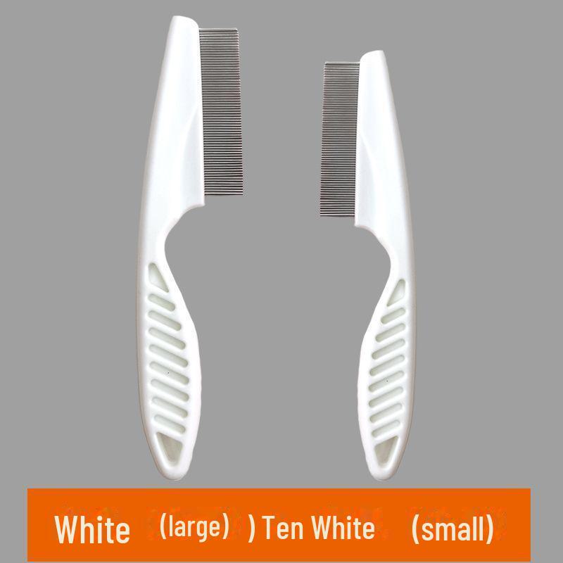 

Расческа для вычесывания блох и вшей у домашних животных - густая расческа для удаления шерсти у кошек и собак Large (1-pack)