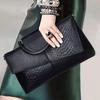 New Style Genuine Leather Women’s Clutch: 2026 First Layer Cowhide Crossbody, Fashionable Temperament for Banquet, Small Handbag.