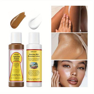 Aide au bronzage, poudre bronzante pour bain de soleil sur la plage, lotion corporelle bronzante couleur blé, crème bronzante