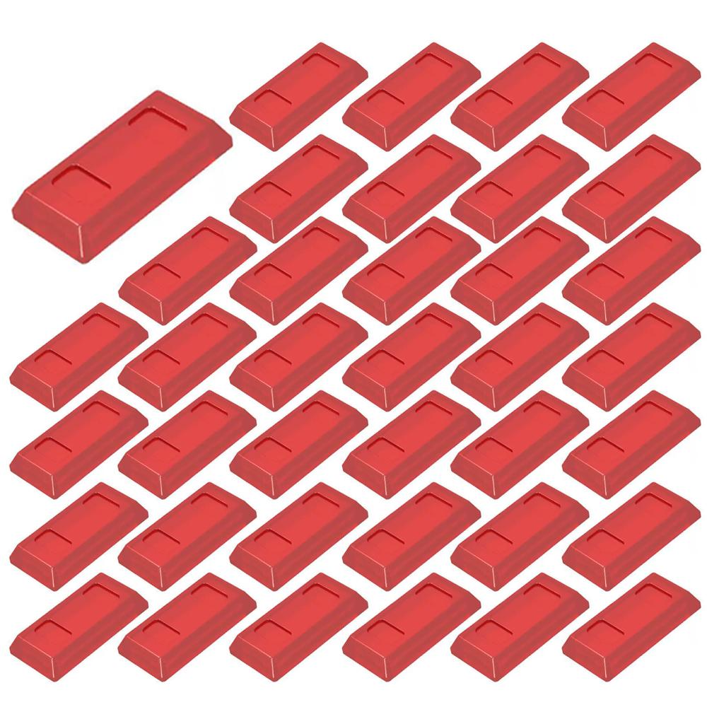 60pcs 99563 Tile Special 1 x 2 Ingot Bar Buildings Blocks Toys For Children Compatible Educational DIY MOC Bricks Assembled