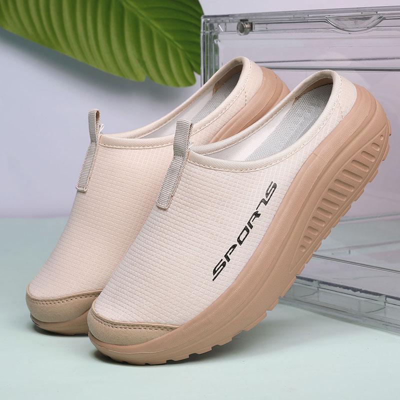 

Unisex Half Slippers Breathable Outdoor Women s Casual Walking Loafers with Arch Support Comfort Platform Shoes Anti-slip 41EU/CN42 хакі