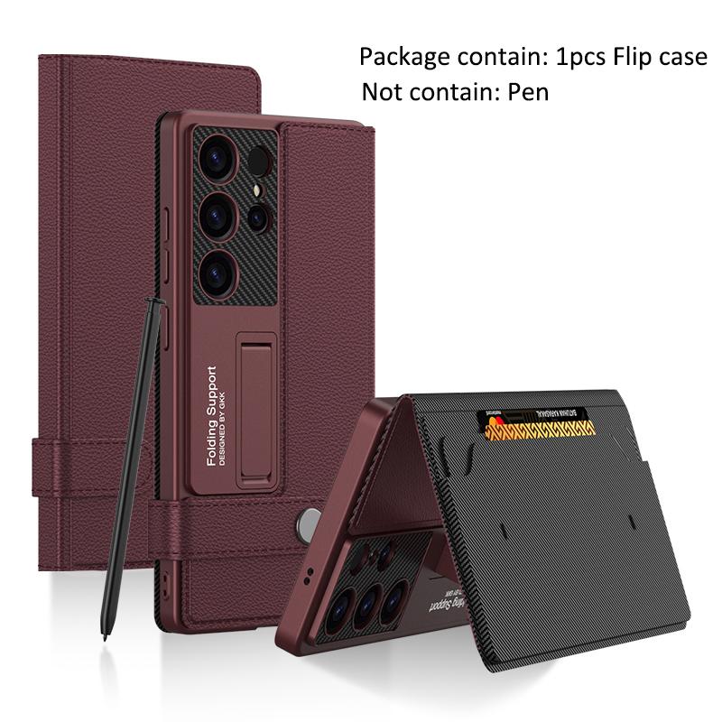 

Book Flip Leather Wallet Case For Samsung Galaxy S25 Ultra / S25 Plus Cards Pocket Folio Cover Choose Your Model&For Galaxy S25 Ultra