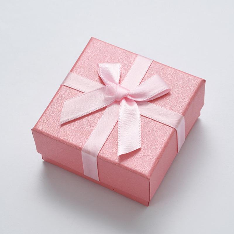

7*7cm Jewelry Box, Accessory Box, Ring Box, Earring Box, Pendant Box, Necklace Box, Gift Box, Packaging Box розовый